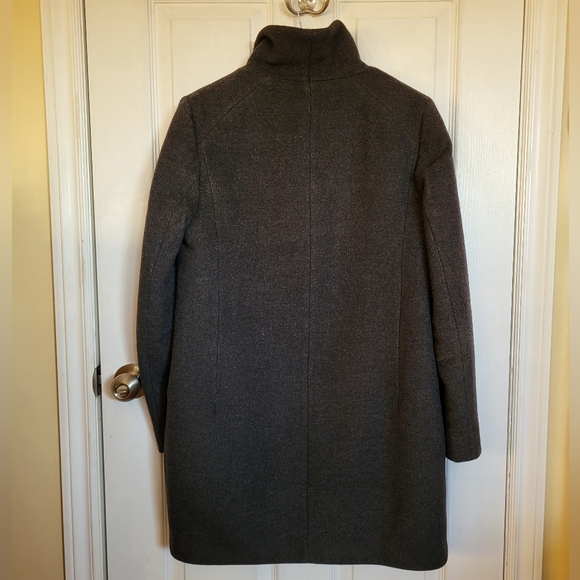 Wilfred Cocoon Coat, charcoal, size small - Picture 2 of 7